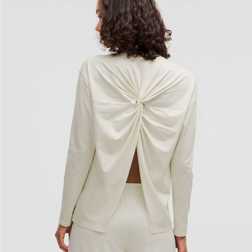 NWT Lululemon Twist-Back Relaxed-Fit Long-Sleeve Shirt